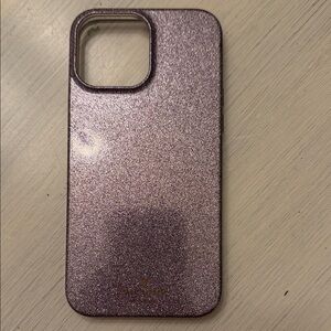 Glittery Purple Kate Spade Phone Case for iPhone 13 Pro Max